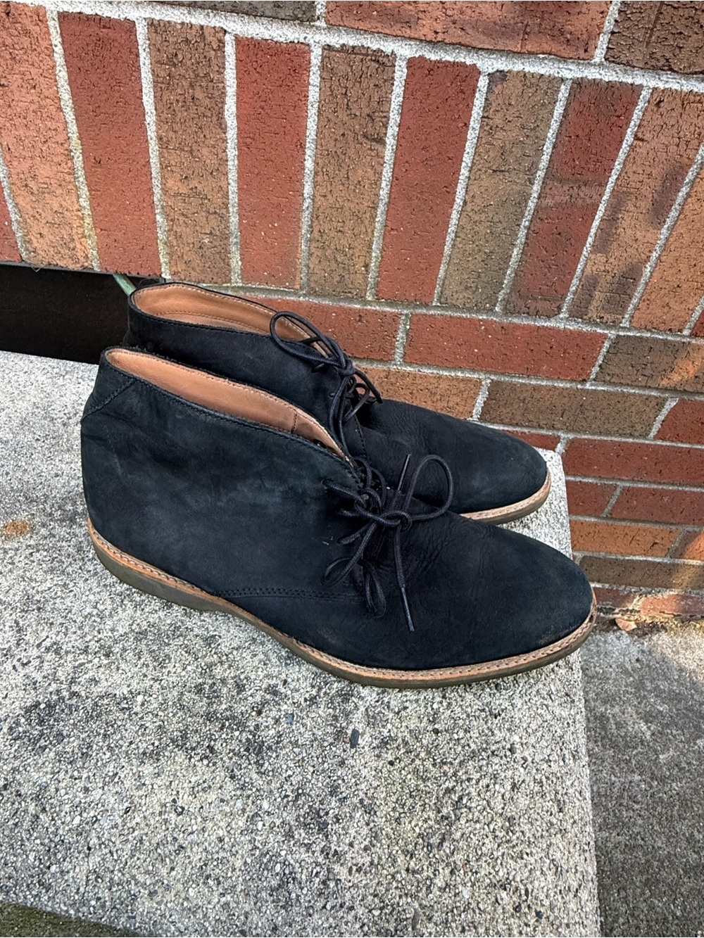 Clarks Paulson Mid Men’s Size 9.5 Black Leather Chukka Boots